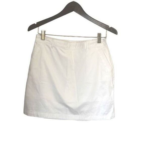 Dockers Off White Mini Skort Size 6P New Casual Stretch - Picture 1 of 9